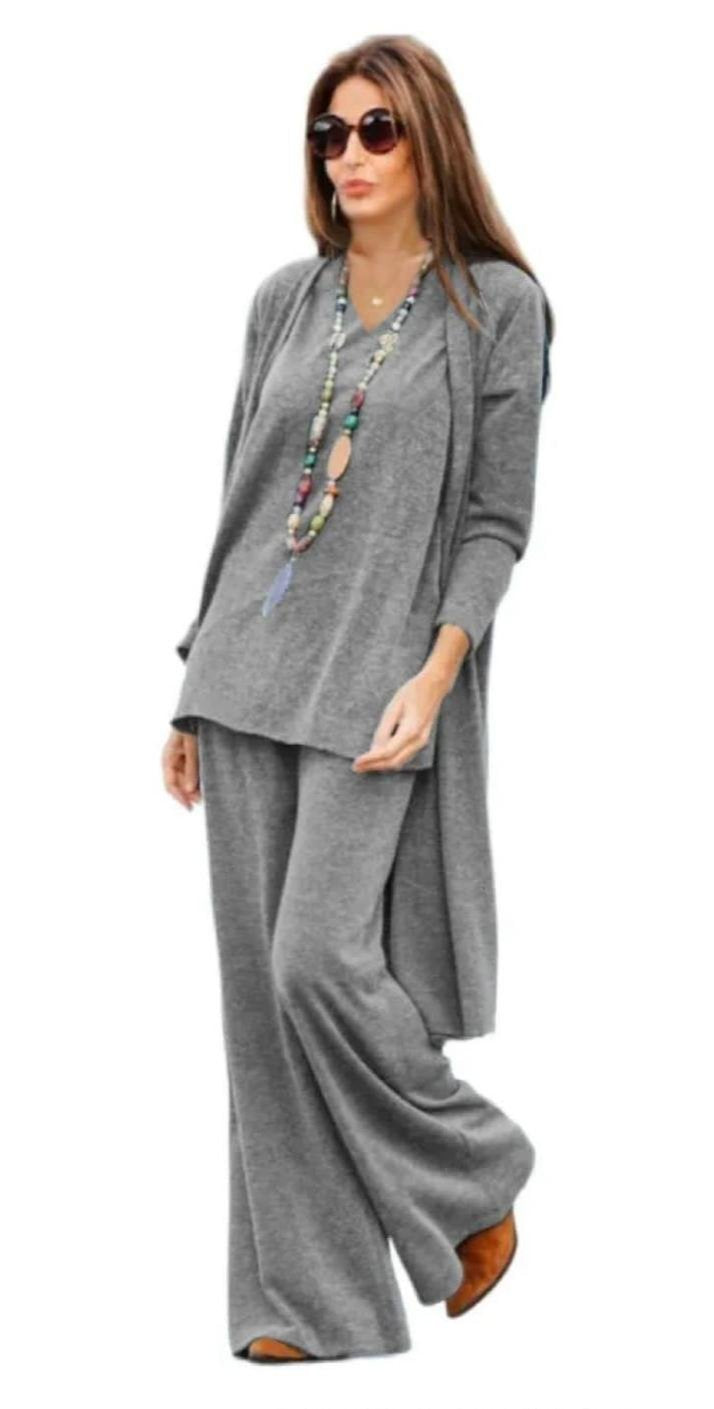 Completo Cardigan, Maglia & Pantalone "SILVIA"