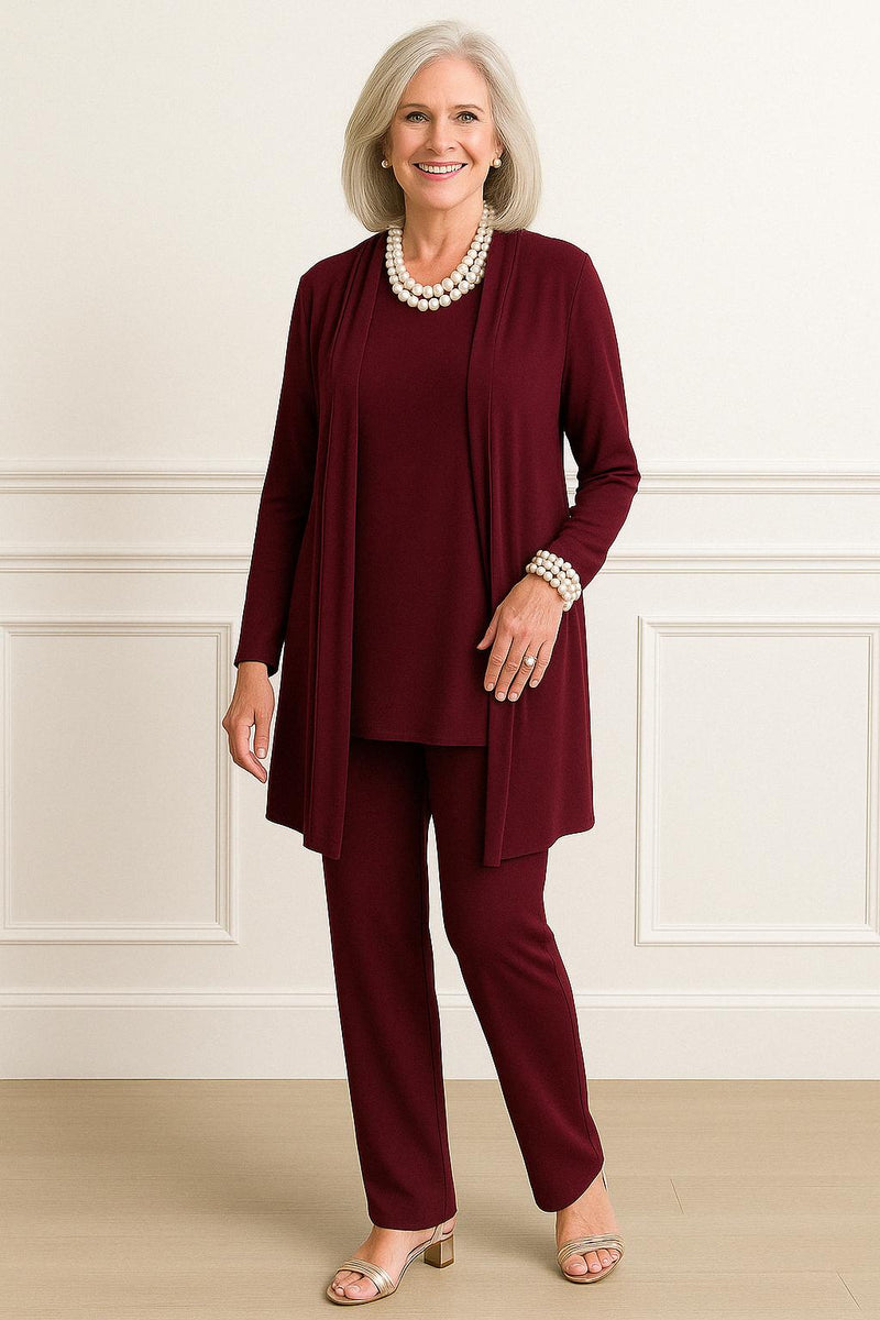 Completo Cardigan, Maglia & Pantalone "Rosy" F10-8/14